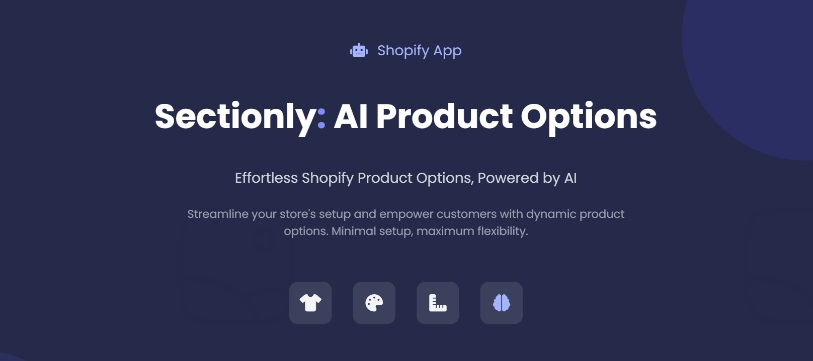 Sectionly - AI-Powered Shopify Apps